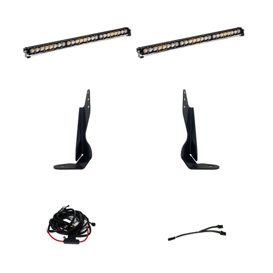 BAJA DESIGNS GMC 2500/3500 2020-On Behind Grill Kit Dual S8 Baja Designs I 447854