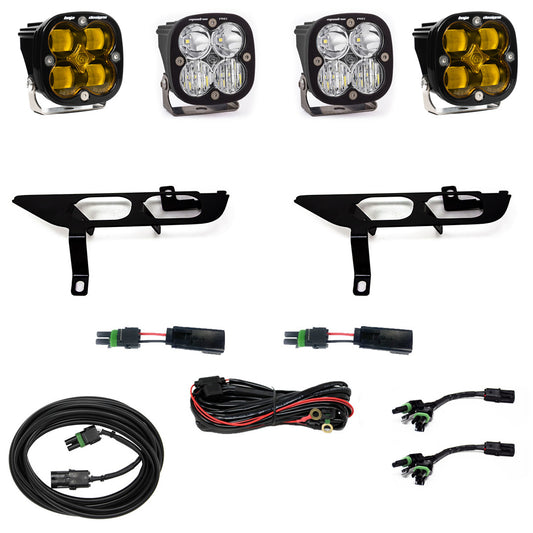 BAJA DESIGNS Ford, F150, (21-On), FPK, SAE Baja Amber/Pro DC w/ DRL Baja Designs I 447868