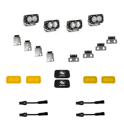 BAJA DESIGNS S2 Pro Fog Pocket Kit Fits 21-On Ford Raptor Baja Designs I 448053