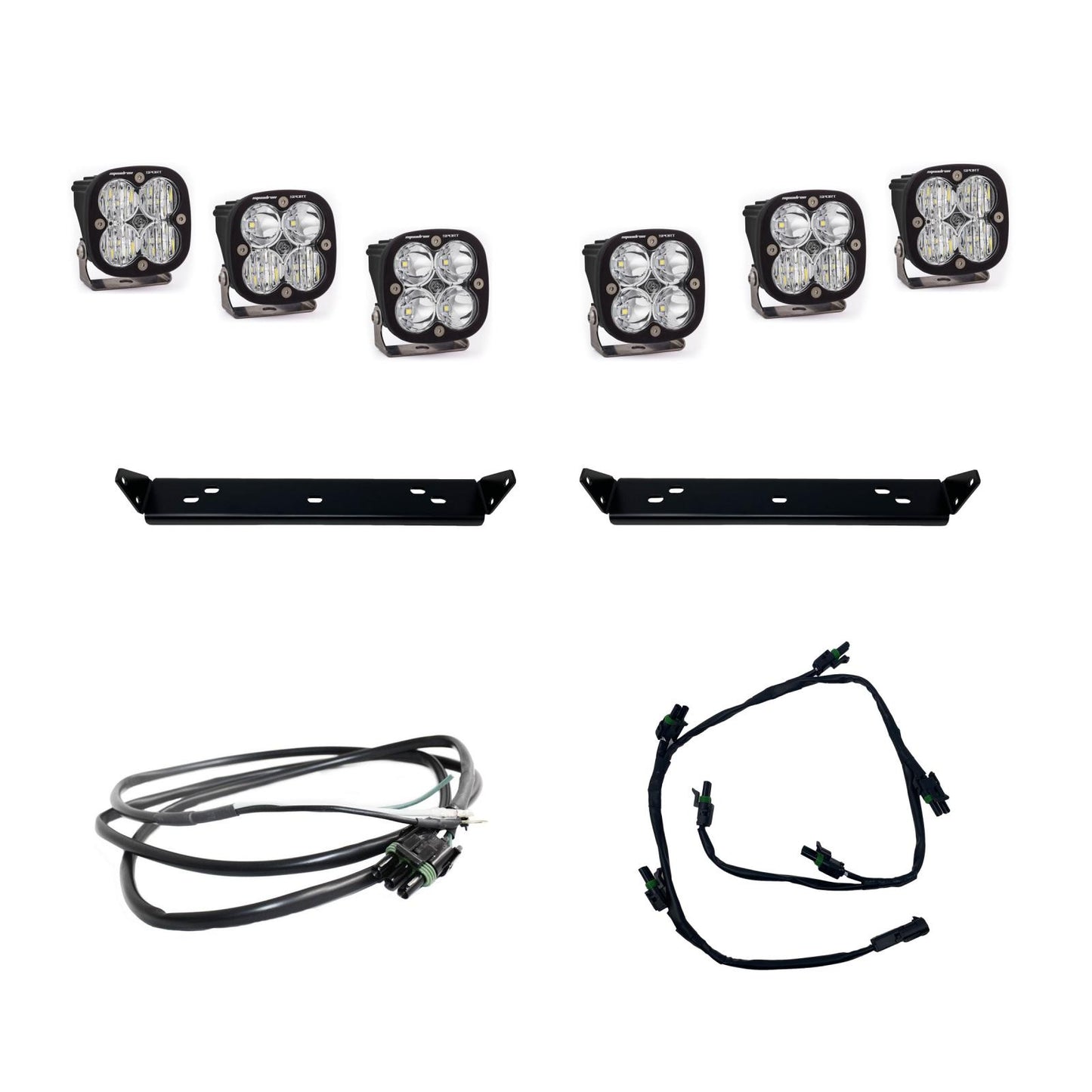 BAJA DESIGNS Squadron Sport Behind Grill Kit fits 21-On Ford Raptor Baja Designs I 448061