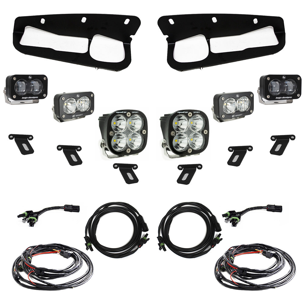 BAJA DESIGNS Ford Bronco (21-Present) S2 SAE FPK Sportsmen for OEM Steel Bumper Baja Designs I 448174