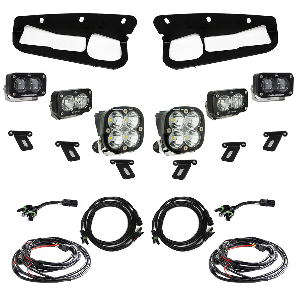 BAJA DESIGNS Ford Bronco (21-Present) S2 SAE FPK Pro Baja Designs for OEM Steel Bumper Baja Designs I 448175