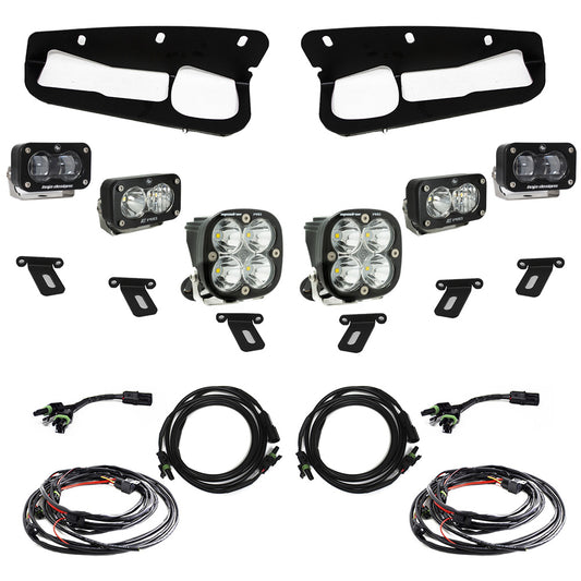 BAJA DESIGNS Ford Bronco (21-Present) S2 SAE FPK Pro Baja Designs for OEM Steel Bumper Baja Designs I 448175