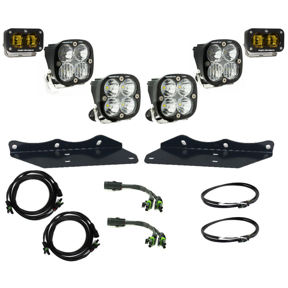 BAJA DESIGNS Ford Raptor (17-20) Fog Pocket Kit S2 SAE Baja Amber Pro Baja Designs I 448177