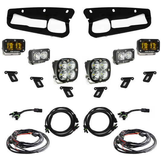 BAJA DESIGNS Ford Bronco (21-Present) S2 SAE Baja Amber FPK Sportsmen for OEM Steel Bumper Baja Designs I 448178
