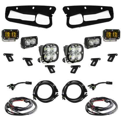 BAJA DESIGNS Ford Bronco (21-Present) S2 SAE Baja Amber FPK Pro for OEM Steel Bumper Baja Designs I 448179