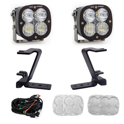 BAJA DESIGNS XL Pro A-Pillar Kit 2023-On Ford F-250/350 Super Duty Driving/Combo Clear Toggle Wiring I 448211