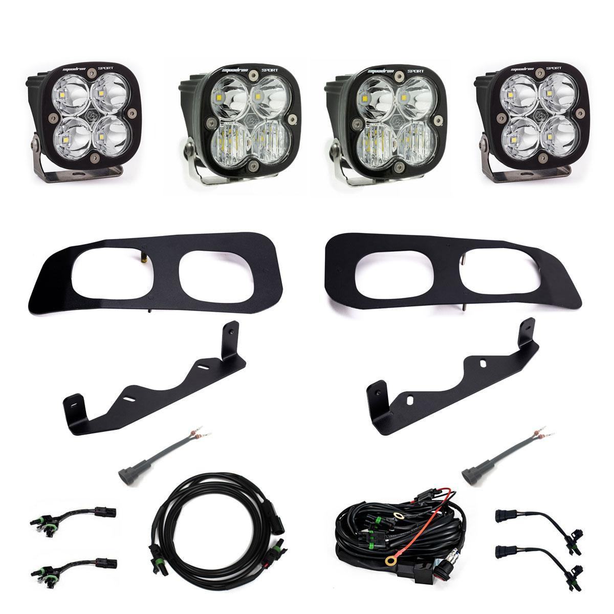 BAJA DESIGNS Ford Super Duty 2023-On  Dual Sportsmen Fog Pocket Kit Baja Designs I 448257
