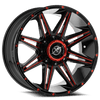 XF OFFROAD XF-220 Gloss Black Red Milling