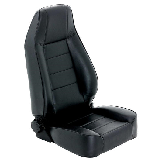 SMITTYBILT | Seat Front Factory Style Replacement W/ Recliner 1987-2006 Jeep Wrangler YJ, TJ/LJ Vinyl Black Smittybilt |45001