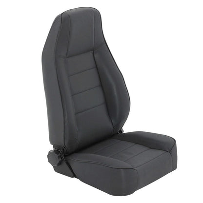 SMITTYBILT | Seat Front Factory Style Replacement W/ Recliner Denim 1987-2006 Jeep Wrangler YJ, TJ/LJ Black Smittybilt |45015