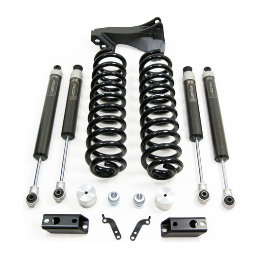 ReadyLIFT 2.5'' Coil Spring Front Lift Kit with Falcon 1.1 Monotube Front and Rear Shocks and Front Track Bar Bracket (F250/F350/F450 Diesel ) 46-20253