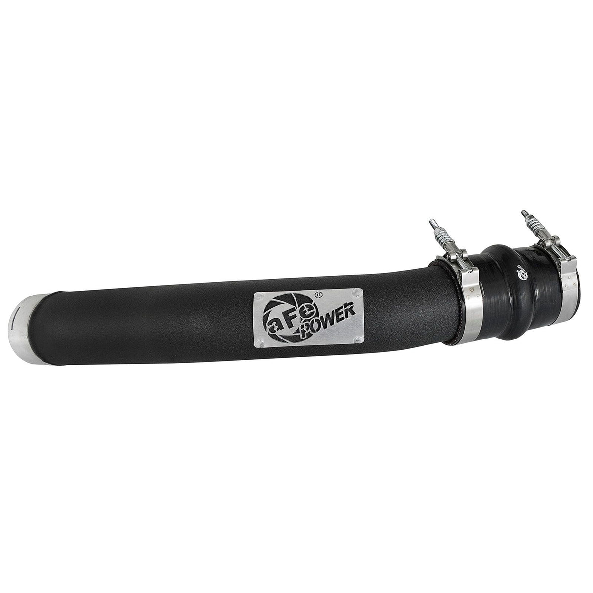aFe POWER BladeRunner 3 IN Aluminum Hot Charge Pipe Black — 46-20318-B