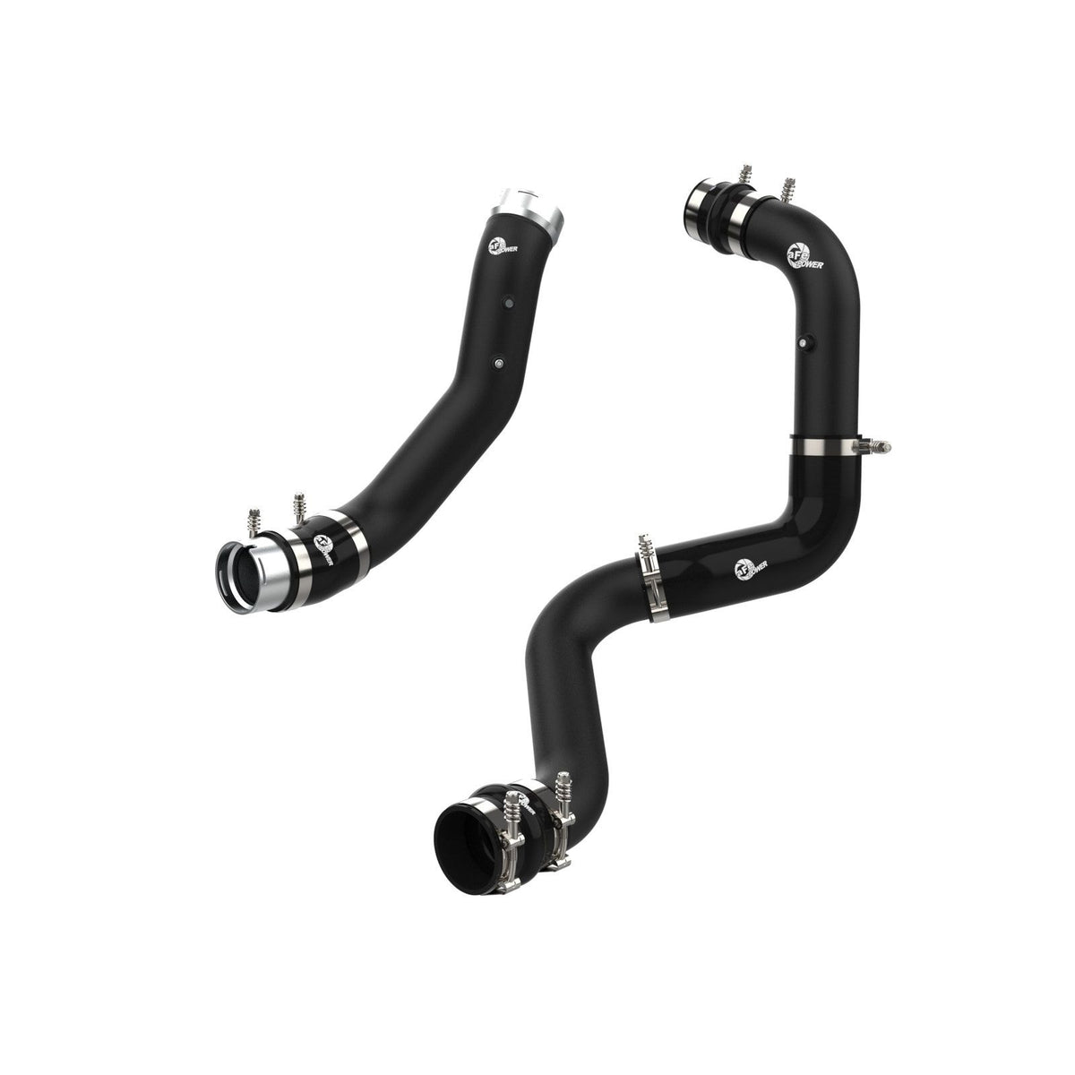 aFe POWER BladeRunner 3 IN & 3-1/2 IN Aluminum Hot and Cold Charge Pipe Kit — 46-20704-B