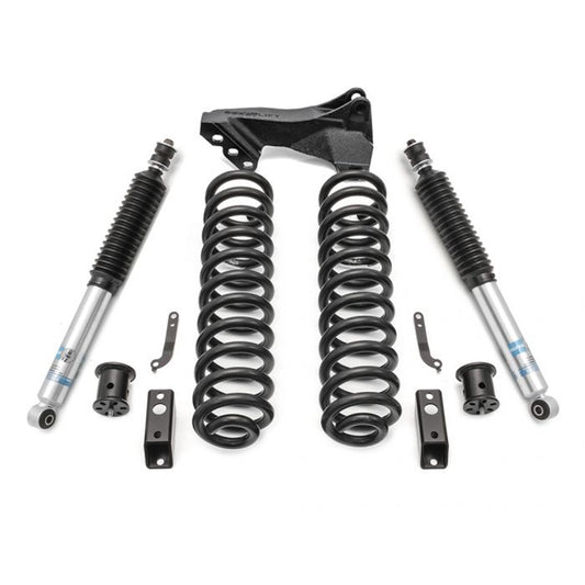 ReadyLIFT 2.5'' Coil Spring Front Lift Kit with Bilstein Front Shocks and Front Track Bar Bracket (F250/F350 Diesel ) 46-2723