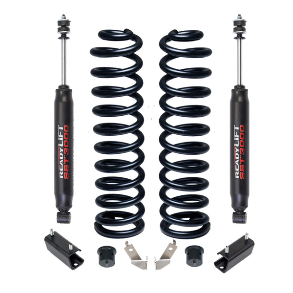 READYLIFT | 2.5" Coil Spring Front Lift Kit with SST3000 Shocks | 11-19 Ford F-250 / 11-19 Ford F-350 4WD Diesel | 46-2725
