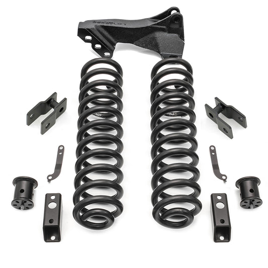 ReadyLIFT 2.5'' Coil Spring Front Lift Kit with Front Shock Extensions and Front Track Bar Bracket (F250/F350 Diesel ) 46-2728