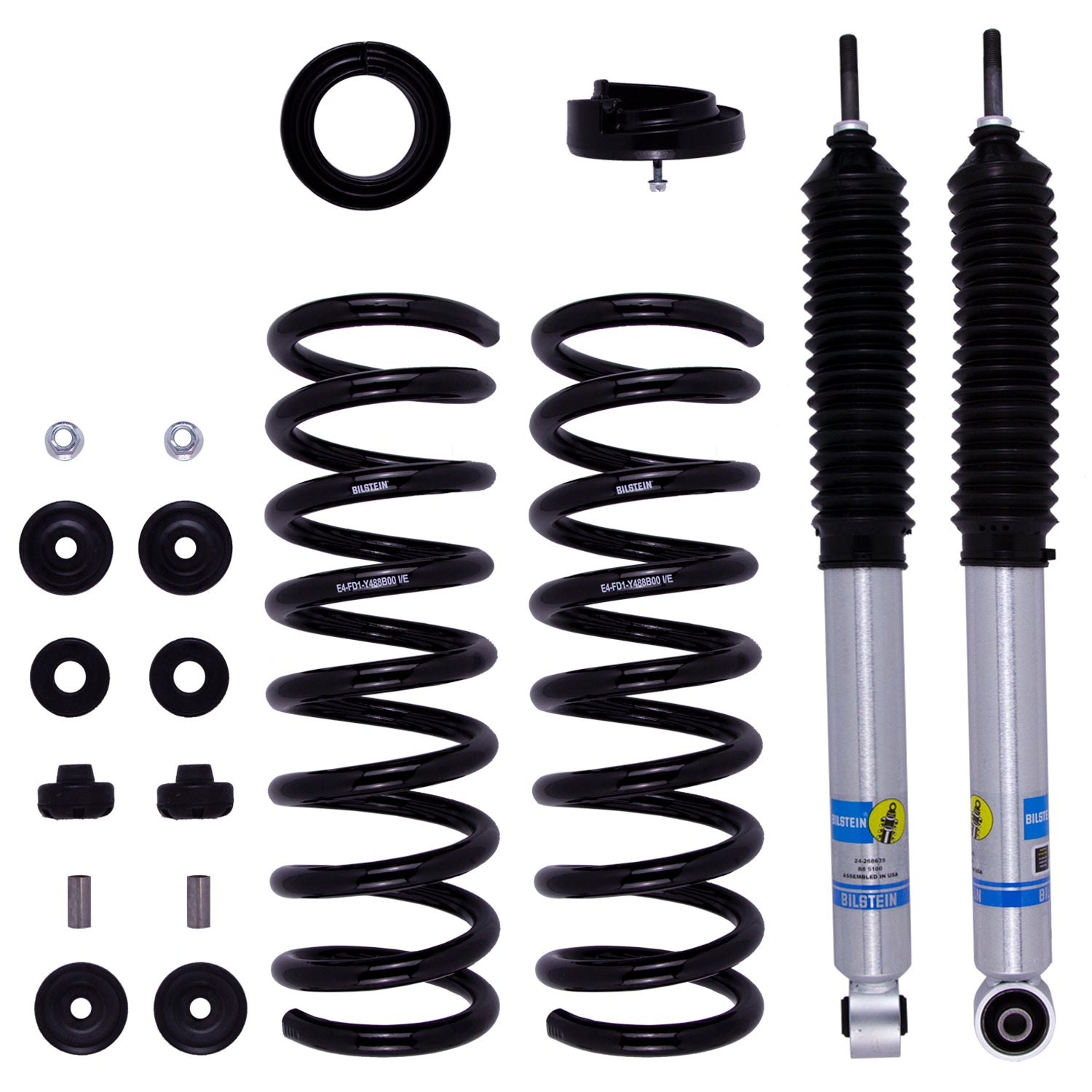 BILSTEIN | Suspension Leveling Kit RAM 2500 4x4 Diesel 14-25 Front Kit B8 5112 | 46-302137 components including springs and shocks.