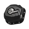 aFe POWER Pro Series Differential Cover Black w/ Machined Fins | 88-26 Ford Trucks | 46-70022