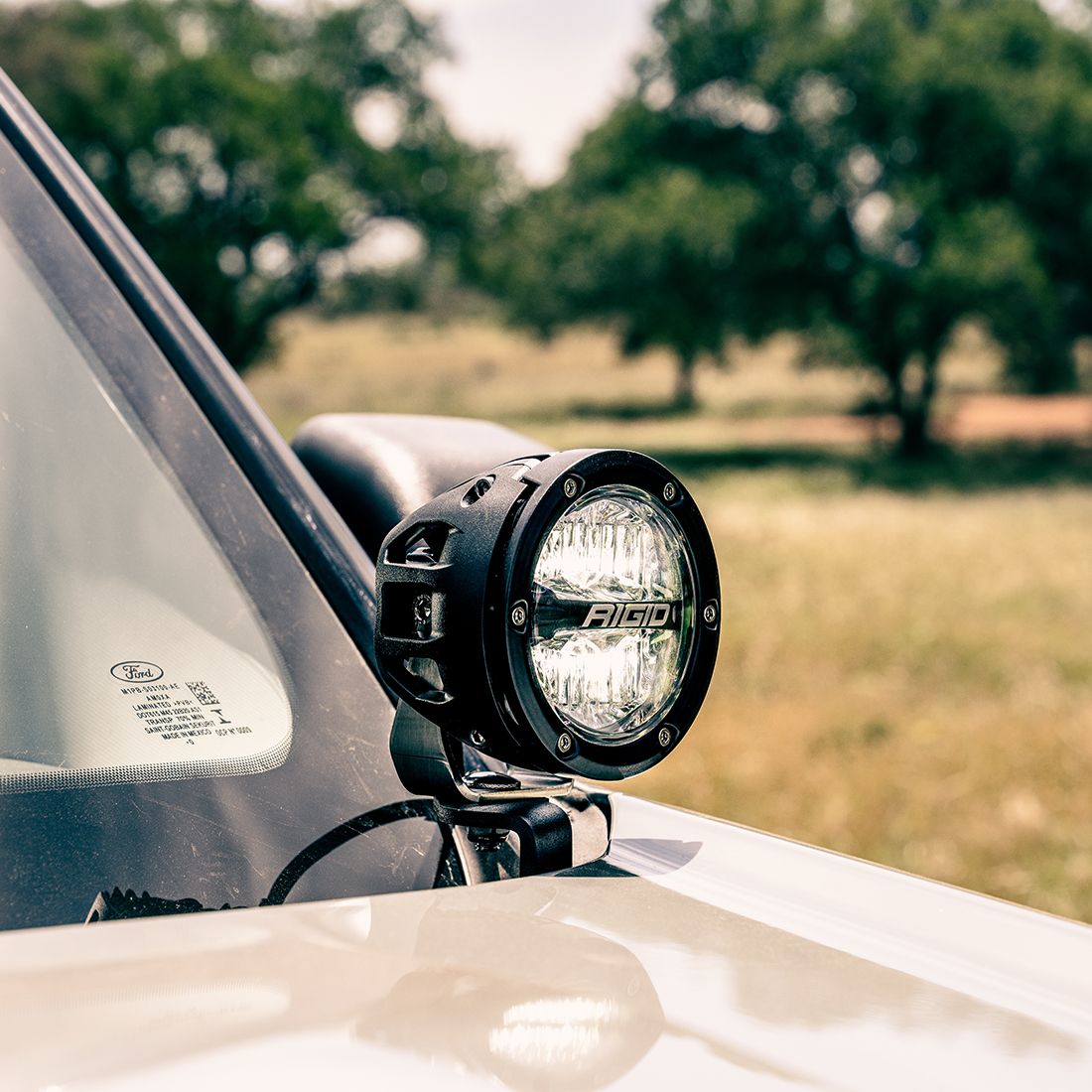RIGID INDUSTRIES | 2021 Ford Bronco Sport A-Pillar LED Light Mount, Fits 360-Series, D-Series Rigid Industries | 46709