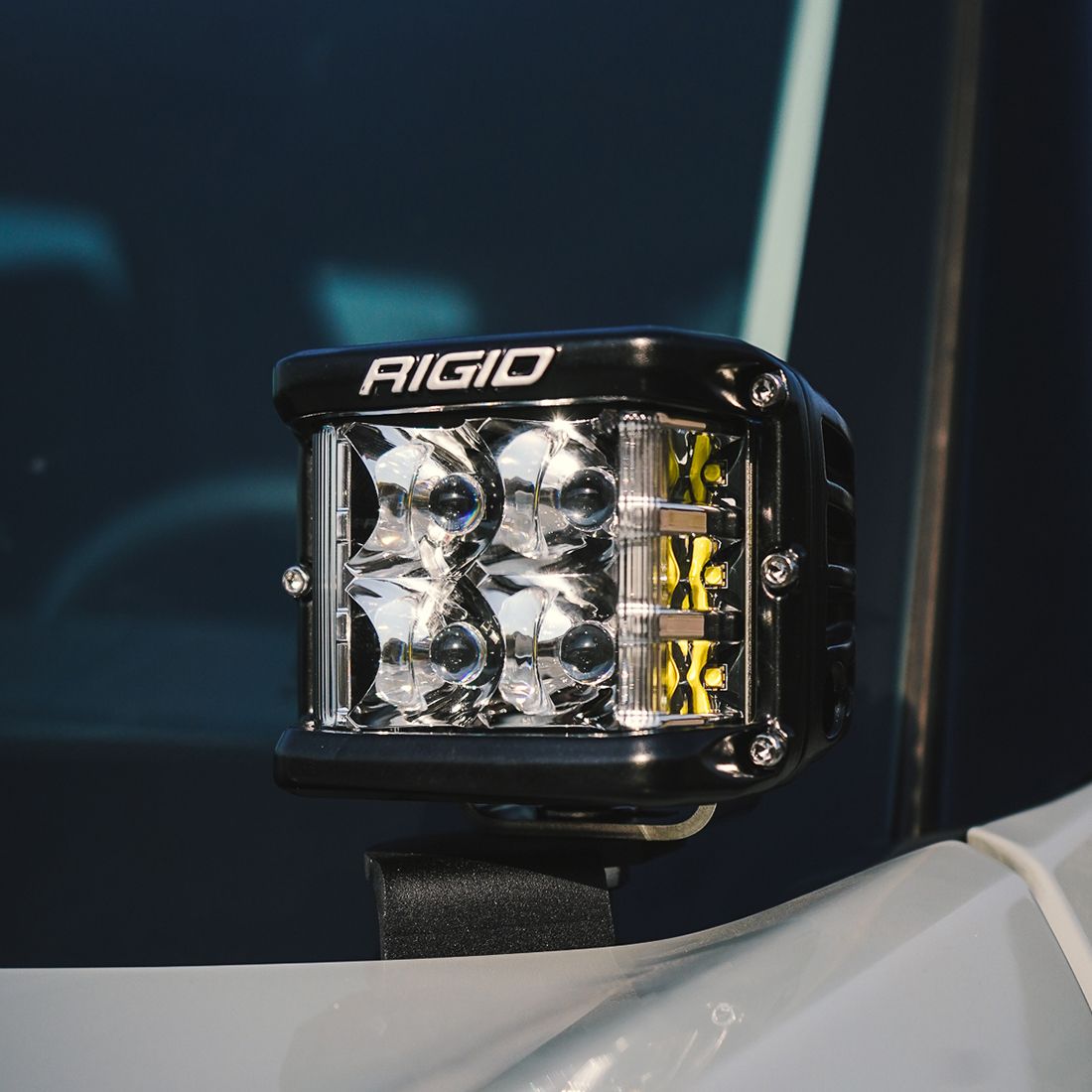 RIGID INDUSTRIES | 2021-Present Ford Bronco Sport A-Pillar D-SS Series Side Shooter Light Mount Kit RIGID Industries | 46710