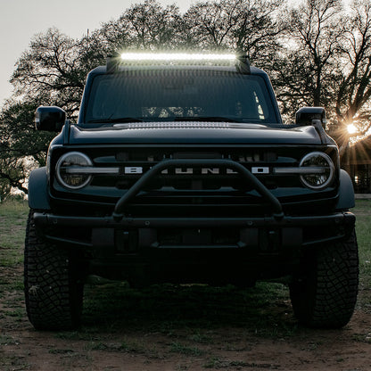 RIGID INDUSTRIES | 2021-Present Ford Bronco Roof Rack Light Kit with a SR Spot/Flood Combo Bar Included RIGID Industries | 46726