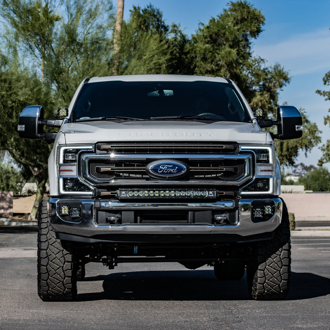 RIGID INDUSTRIES | 2020-Present Ford SuperDuty Dual Fog Light Mounts RIGID Industries | 46733