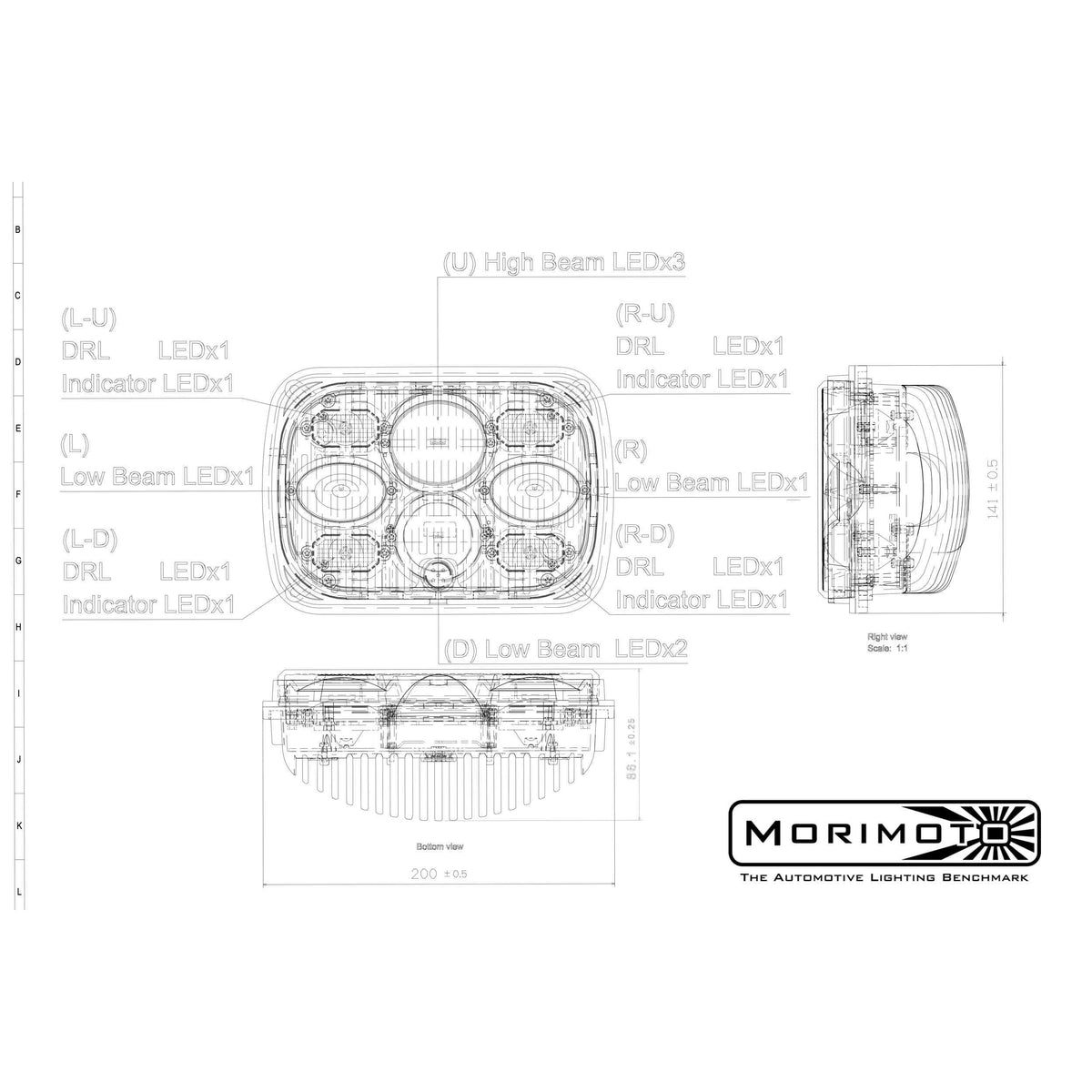 Morimoto Sealed Beam: Sealed5 (5x7) product image 4