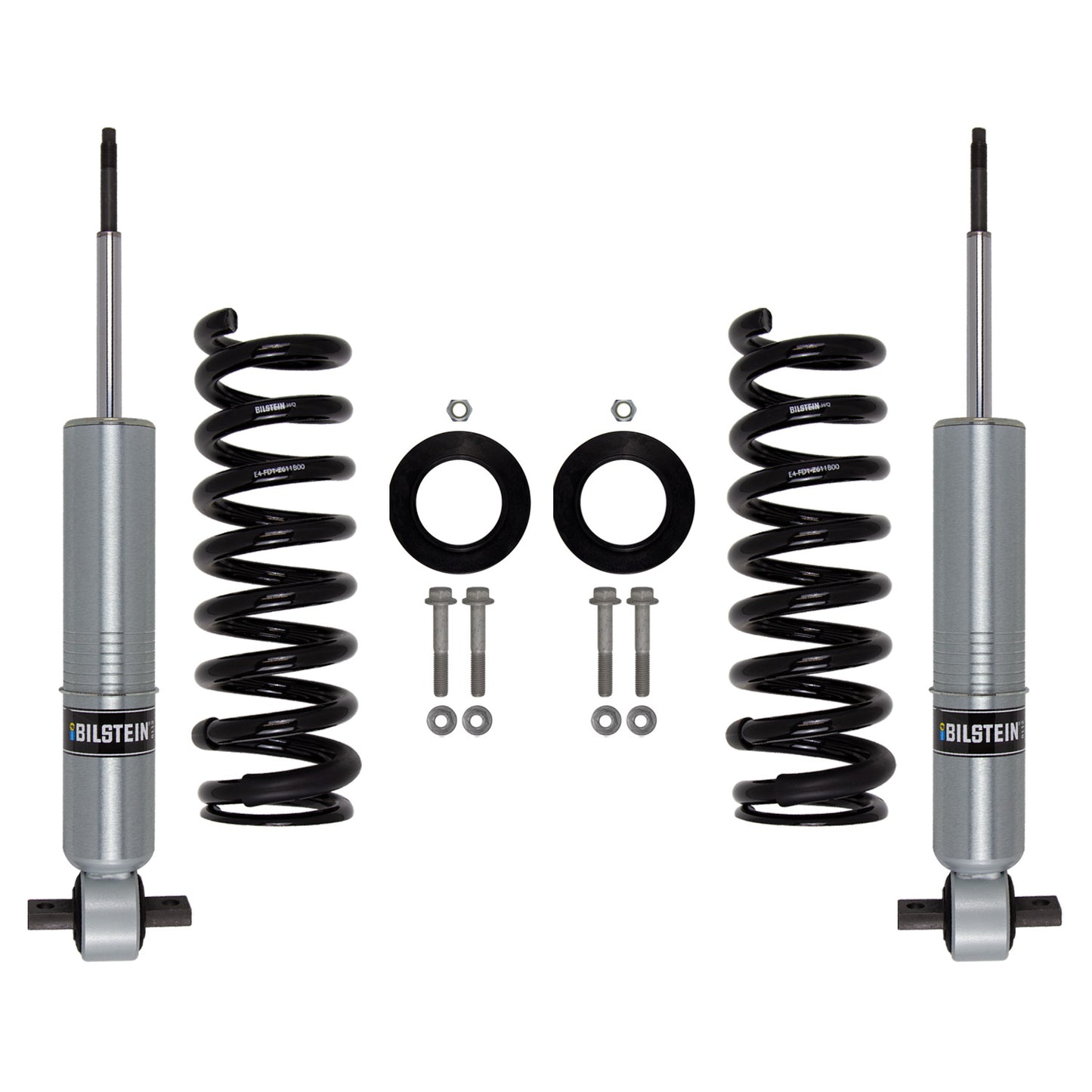 BILSTEIN | Suspension Kit Ford Ranger 2019-2023 Monotube Front Lift Height 0-2.9 Inch B8 6112  | 47-294301 components including shock absorbers and coil springs.