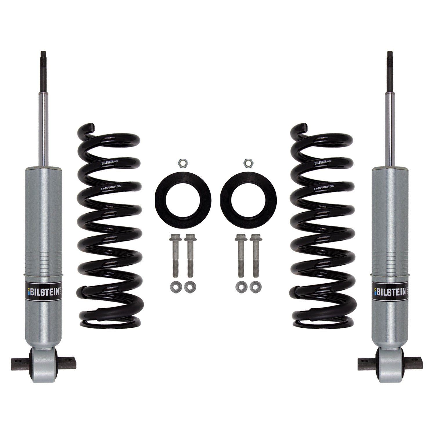 BILSTEIN | Suspension Kit Ford Ranger 2019-2023 Monotube Front Lift Height 0-2.9 Inch B8 6112  | 47-294301 components including shock absorbers and coil springs.