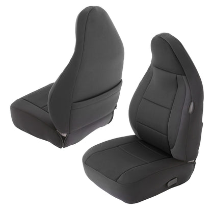 SMITTYBILT | Neoprene Seat Cover Set Front/Rear Black 97-02 Jeep Wrangler TJ Smittybilt |471201