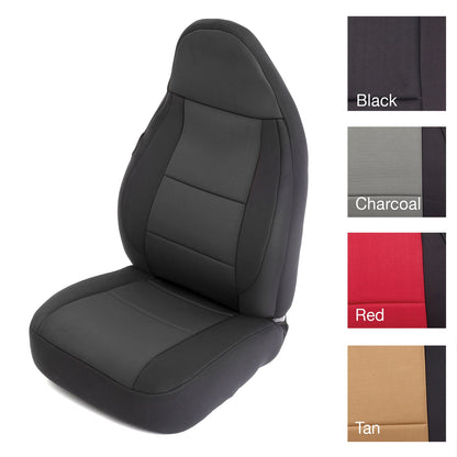 SMITTYBILT | Neoprene Seat Cover Set Front/Rear Black 97-02 Jeep Wrangler TJ Smittybilt |471201