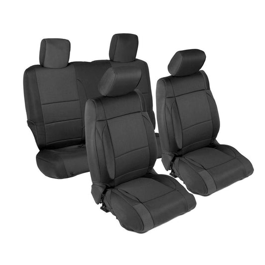 SMITTYBILT | Neoprene Seat Cover Set Front/Rear Black 13-18 Wrangler JK 2 Door Smittybilt |471501
