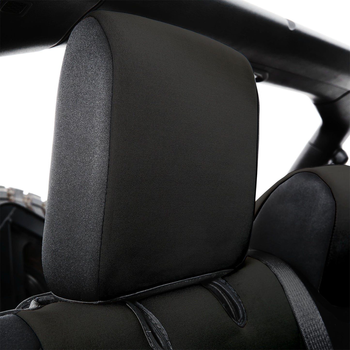 SMITTYBILT | Neoprene Seat Cover Set Front/Rear Black Gen 1 2018-2020 Jeep Wrangler Gen 1 JL Non Rubicon 4DR Only Smittybilt |472101