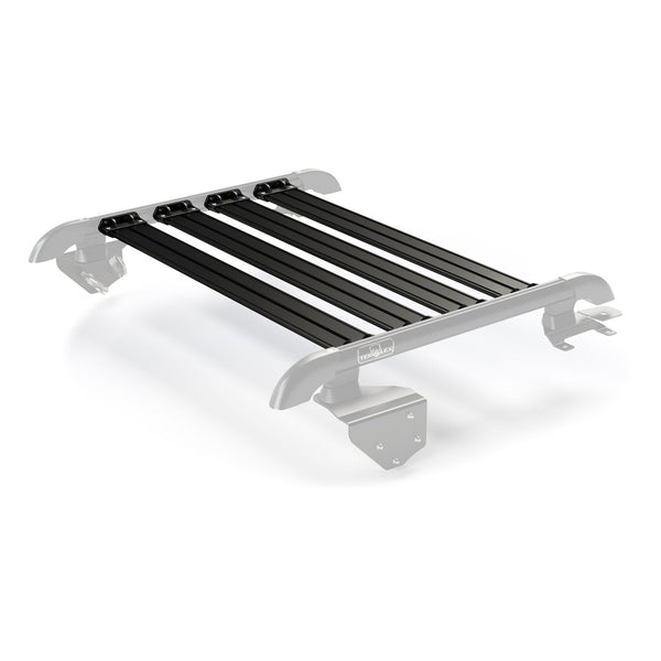 TeraFlex | 07-18 Wrangler JK 2 Door Nebo Roof Rack Cargo Slat Kit Black 4-Piece TeraFlex | 4722062