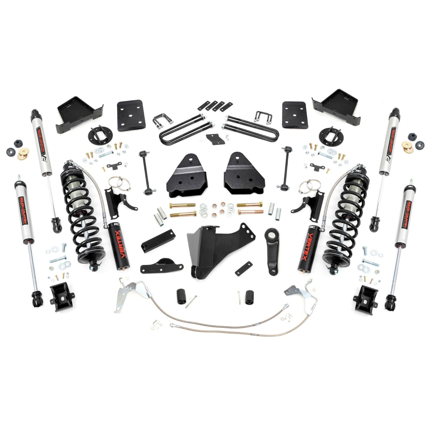 ROUGH COUNTRY | 4.5 Inch Lift Kit    W/O Overloads    C/O V2  Ford F-250/F-350 Super Duty (08-10) | 47858
