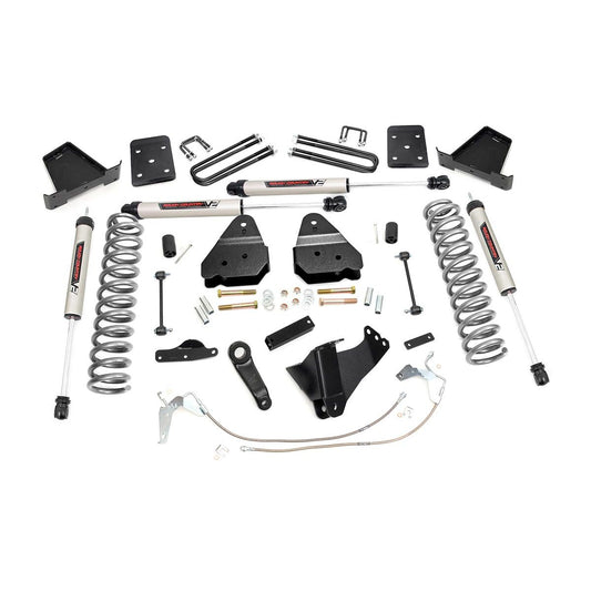 ROUGH COUNTRY 4.5 Inch Lift Kit | W/O Overloads | V2 | Ford F-250/F-350 Super Duty (08-10) | 47870