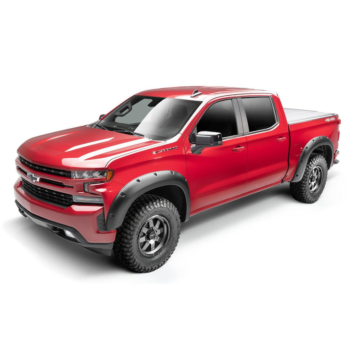 BUSHWACKER | Pocket/Rivet Fender Flares | 2014-15 Chevy Silverado 1500 | 48113-08