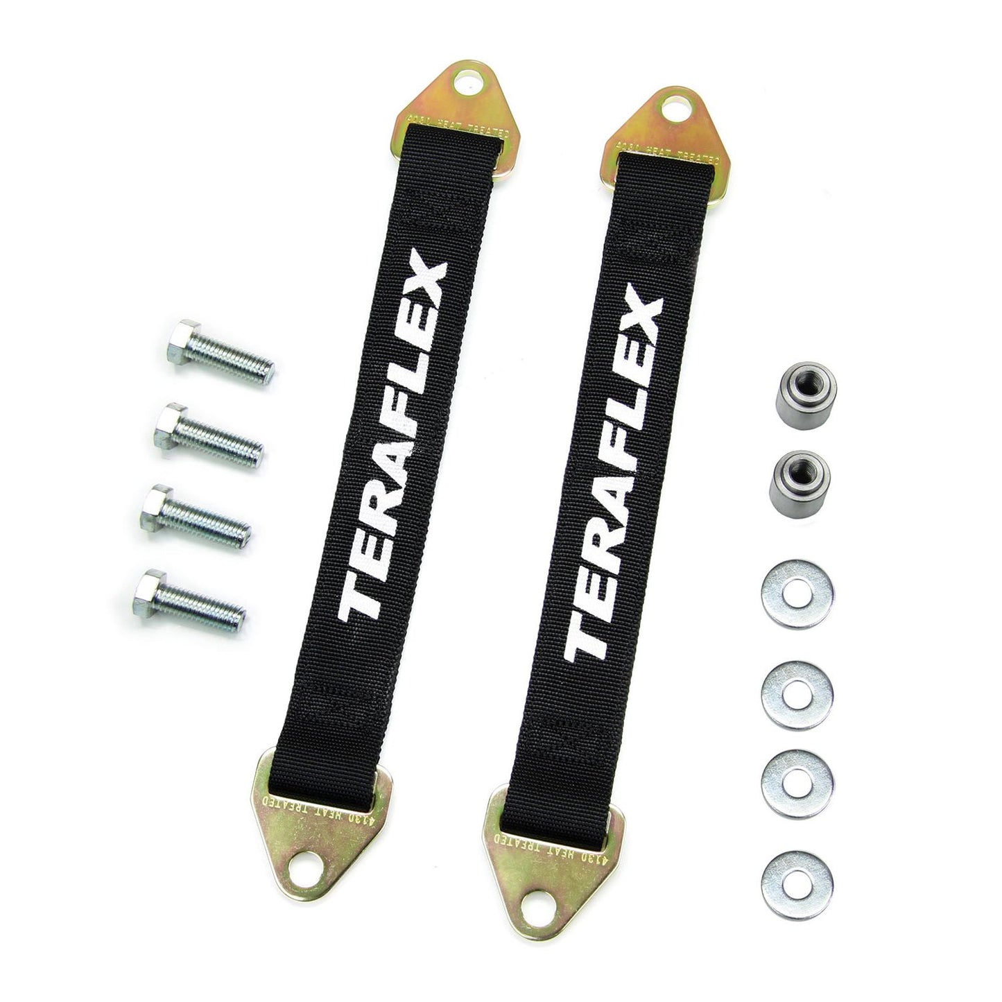 TeraFlex | 07-18 Wrangler JK 15.125 Inch Suspension Limit Strap Kit Front 3-4 Inch Lift TeraFlex | 4853155