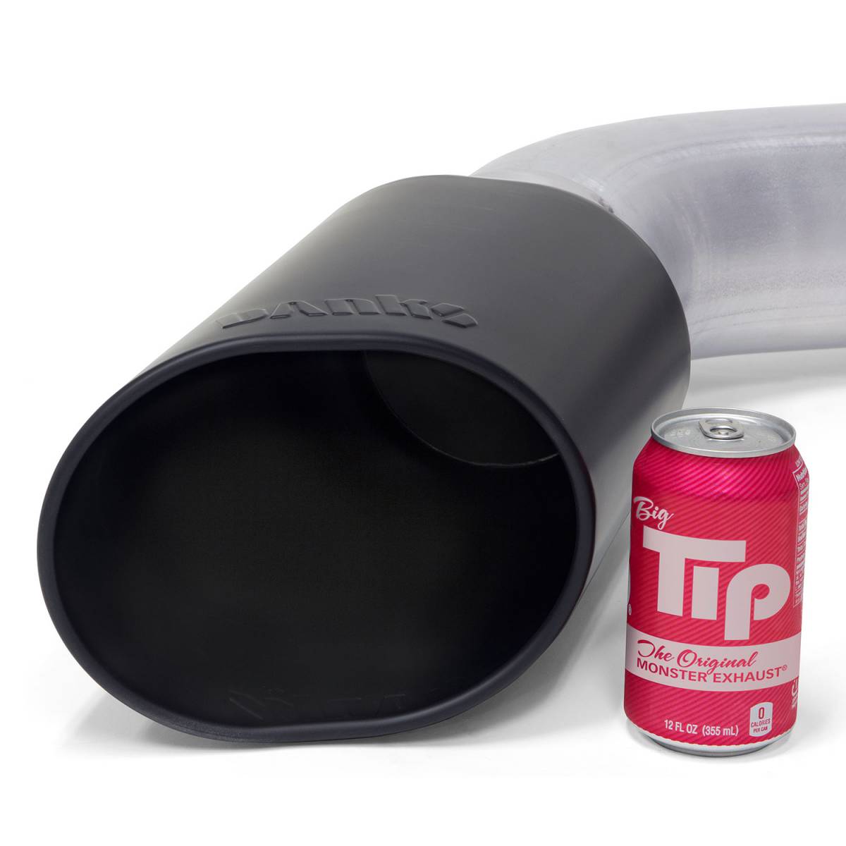 BANKS POWER | Monster Exhaust System Single Exit Black Tip For 20-22 Chevy/GMC 2500/3500 | 48997-B