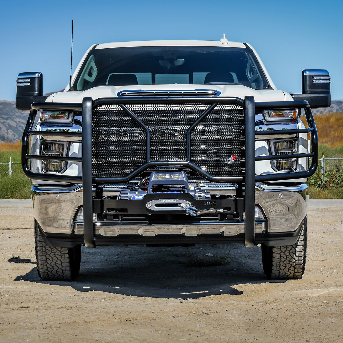 Westin HDX Winch Mount Grille Guard 2020-2024 Chevy Silverado 2500/3500