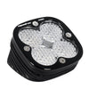 BAJA DESIGNS Flush Mount LED Light Pod Angled Black Clear Lens Work/Scene Pattern Squadron Pro Baja Designs I 492006