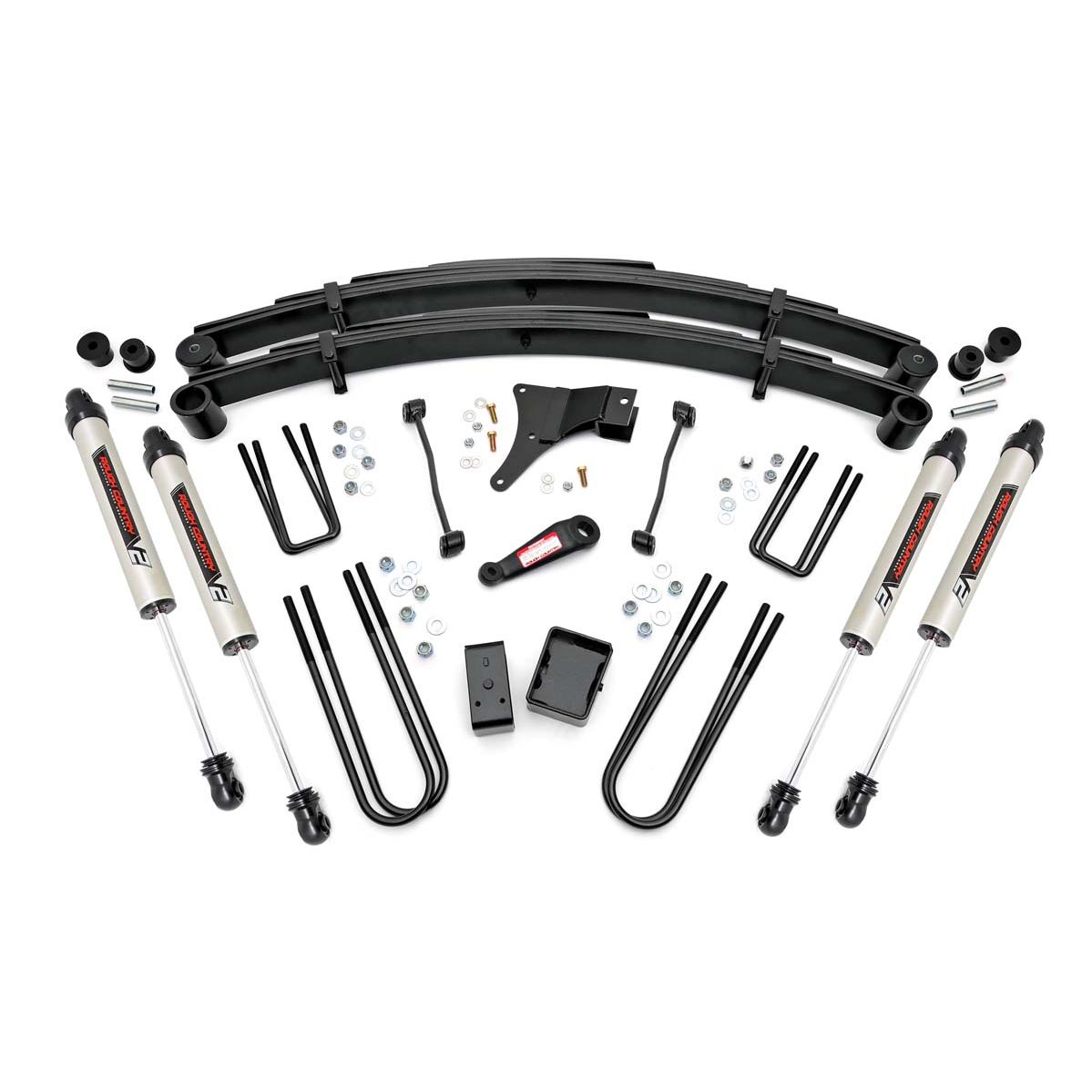 ROUGH COUNTRY 6 Inch Lift Kit | Rear Blocks | V2 | Ford F-250/F-350 Super Duty 4WD (1999) | 49370