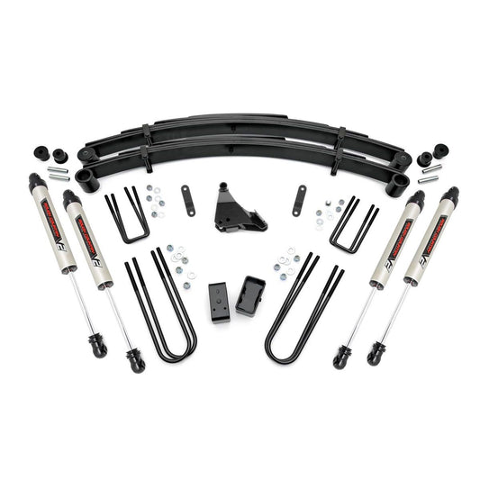 ROUGH COUNTRY 4 Inch Lift Kit | Rear Blocks | V2 | Ford F-250/F-350 Super Duty 4WD (99-04) | 49570
