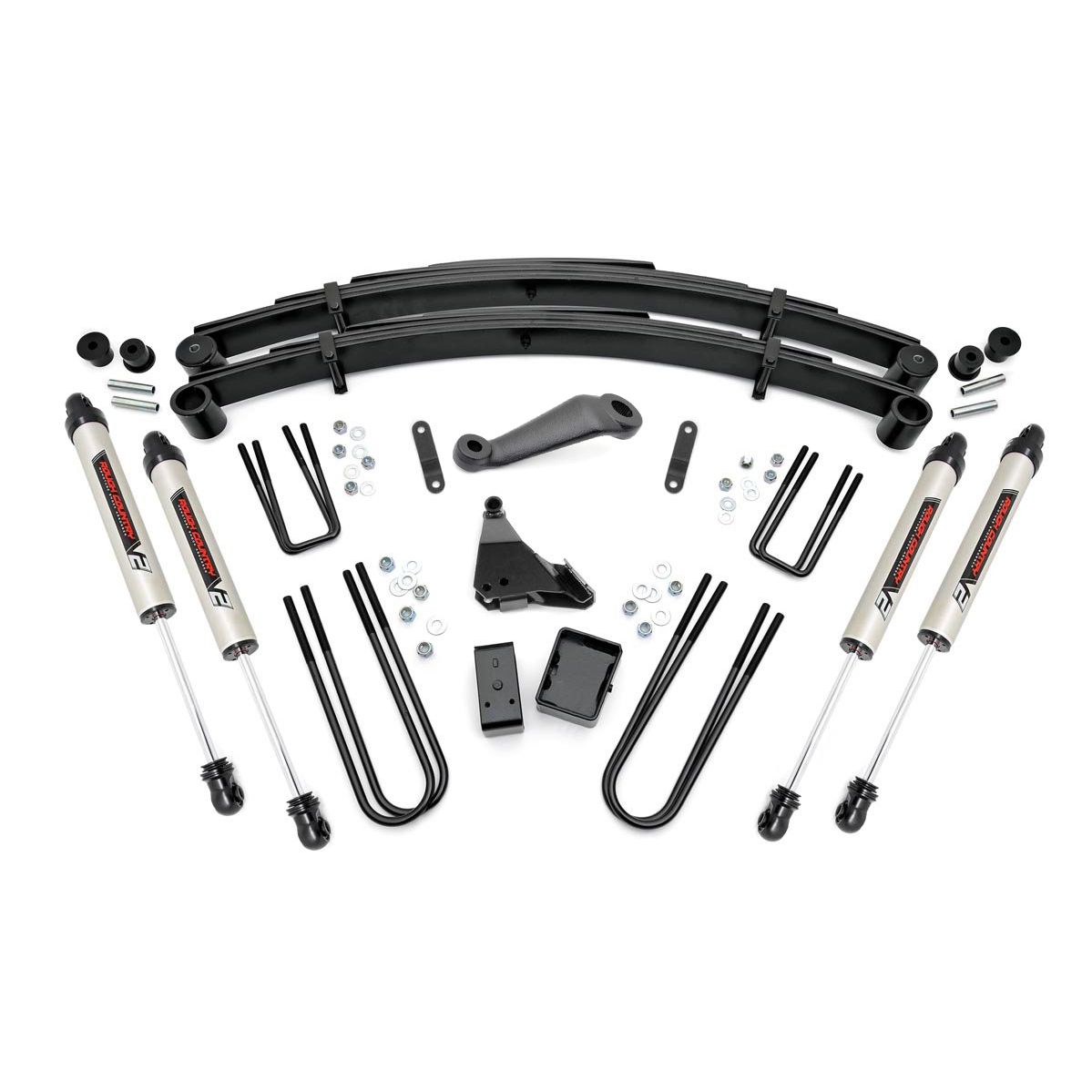 ROUGH COUNTRY | 6 Inch Lift Kit  Rear Blocks  V2  Ford F-250/F-350 Super Duty 4WD (99-04) | 49670