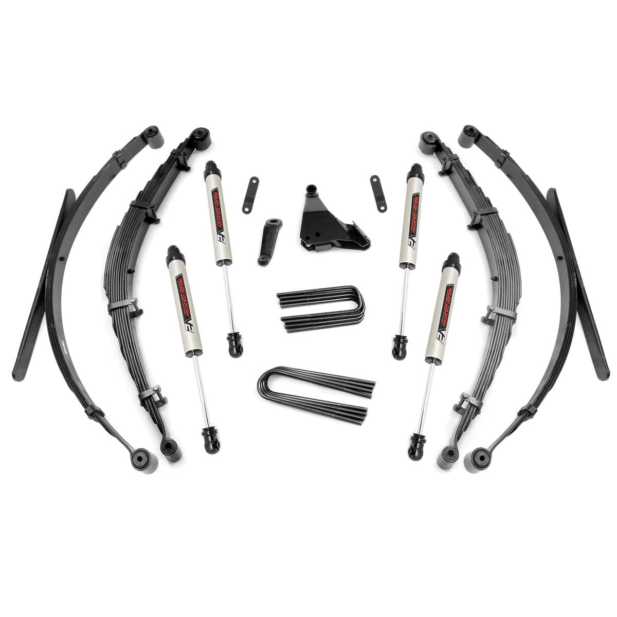 ROUGH COUNTRY | 6 Inch Lift Kit  Rear Springs  V2  Ford F-250/F-350 Super Duty 4WD (99-04) | 49770