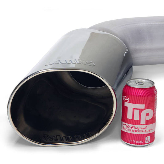 BANKS POWER | Monster Exhaust System For 19-24 Ram 2500/3500 6.7L Cummins Crew Cab Long Bed (Srw) Chrome-Plated Stainless Tip | 49807