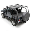 Smittybilt SRC Roof Rack – Textured Black (87-95 YJ) | 76711
