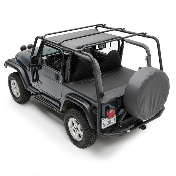 Smittybilt SRC Roof Rack – Textured Black (87-95 YJ) | 76711