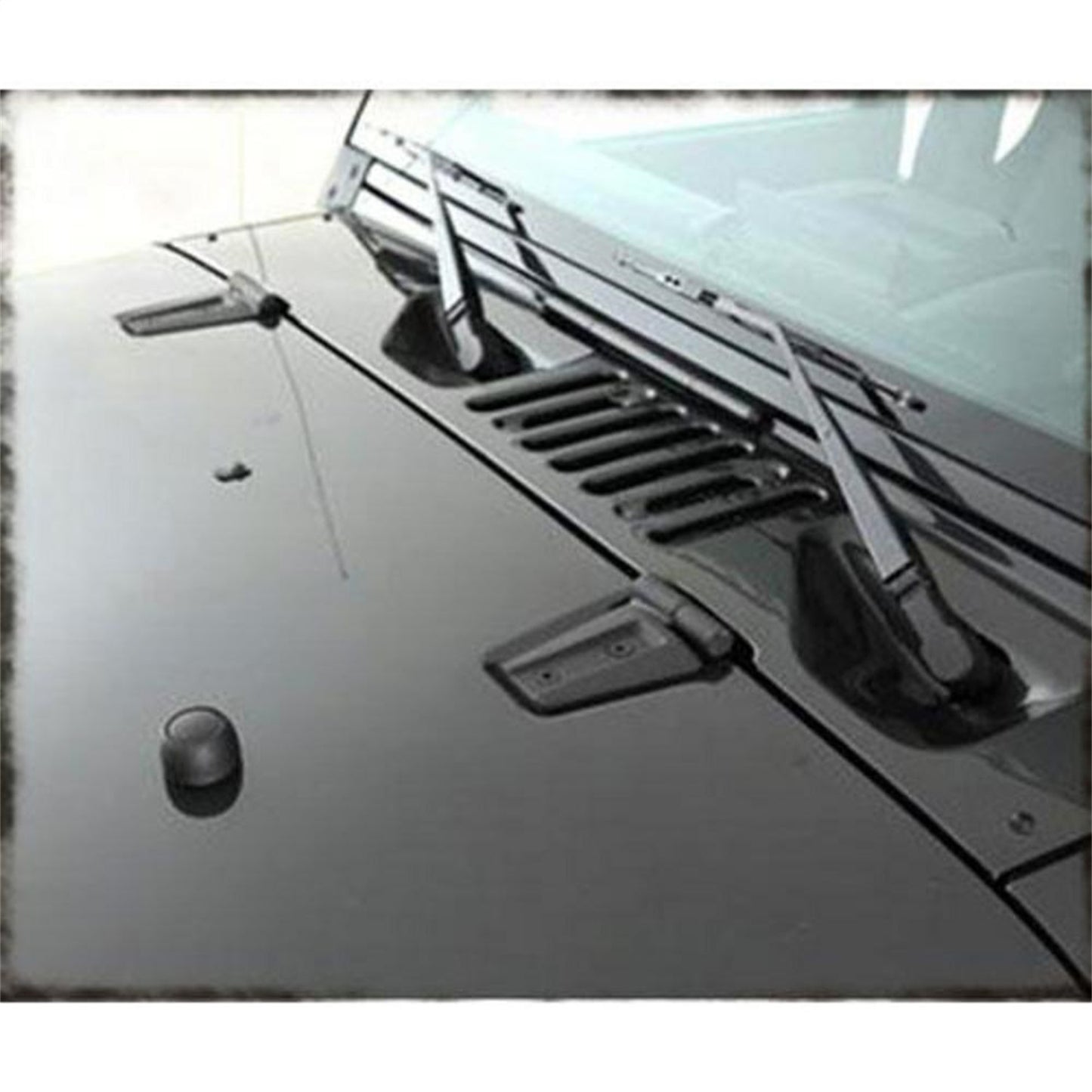 SMITTYBILT | Complete Hood Kit 07-18 Wrangler JK Black Smittybilt |7680